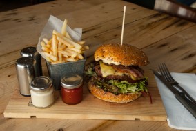 Burger and Chips